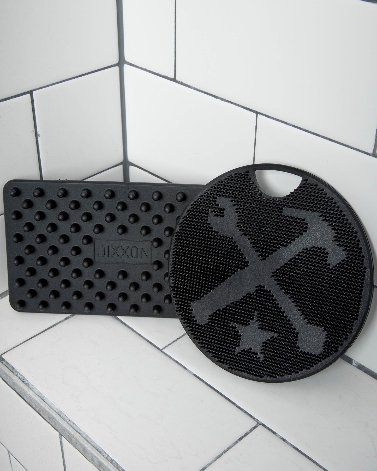 Thick Bristled Rectangular Body Scrubber