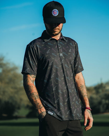 Pew Pew Party Polo