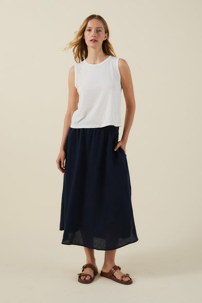 VIRGINIA LINEN SKIRT