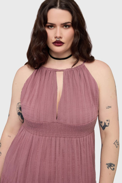 Gaia Adorned Textured Dress