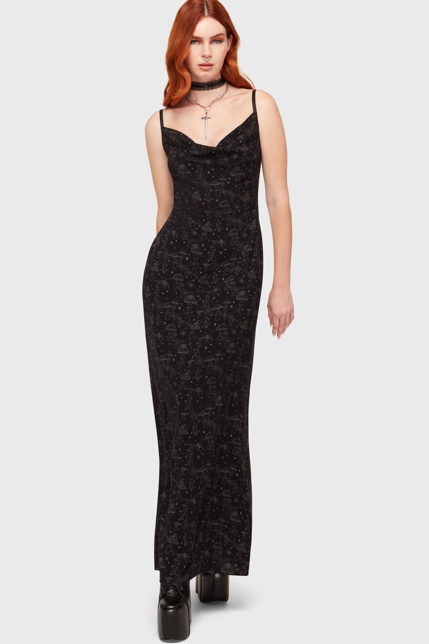 Garden Of Venom Maxi Dress