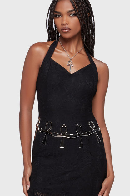 Lilith's Garden Maxi Dress [Black]