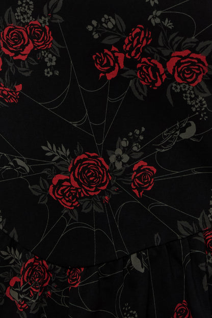 Poisoned Rose Midi Dress