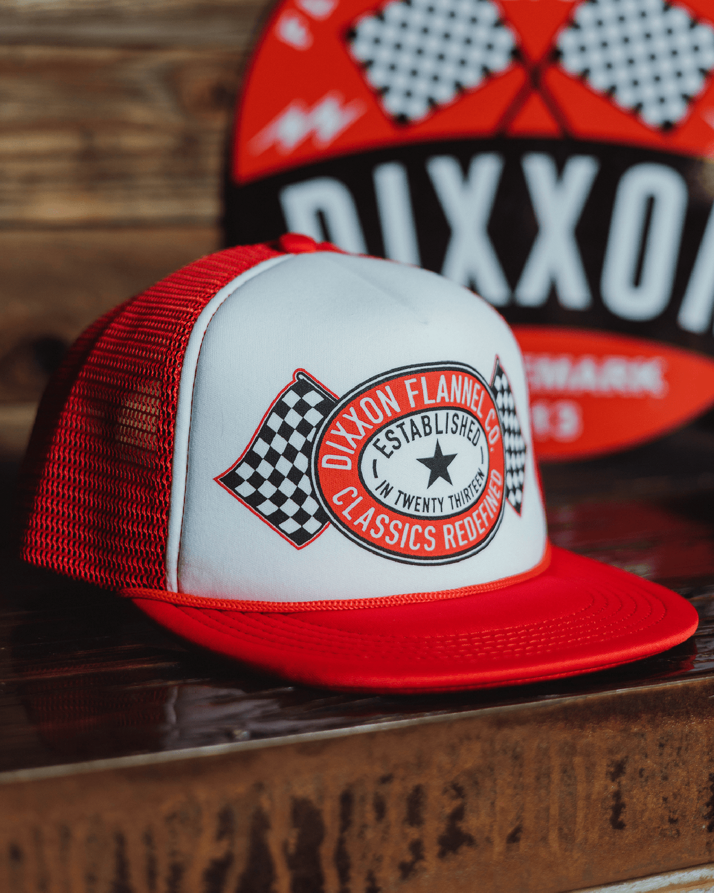 Classics Redefined Flat Bill Foam Trucker Snapback