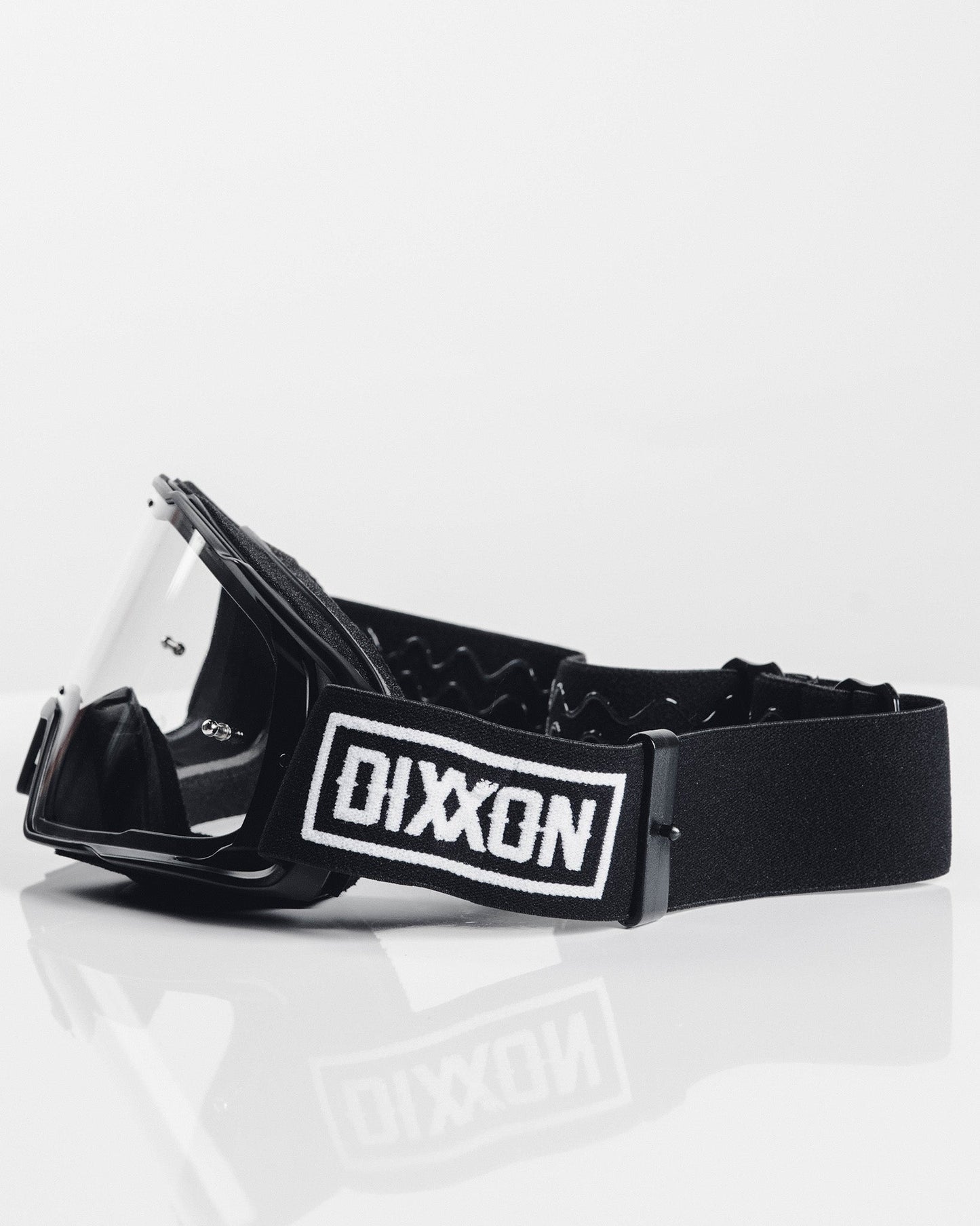 Contender MX Goggles - Black & White / Clear Lens