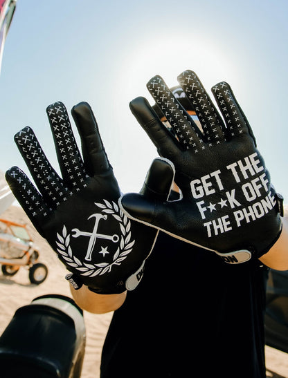 Corpo Overload Moto Gloves - White