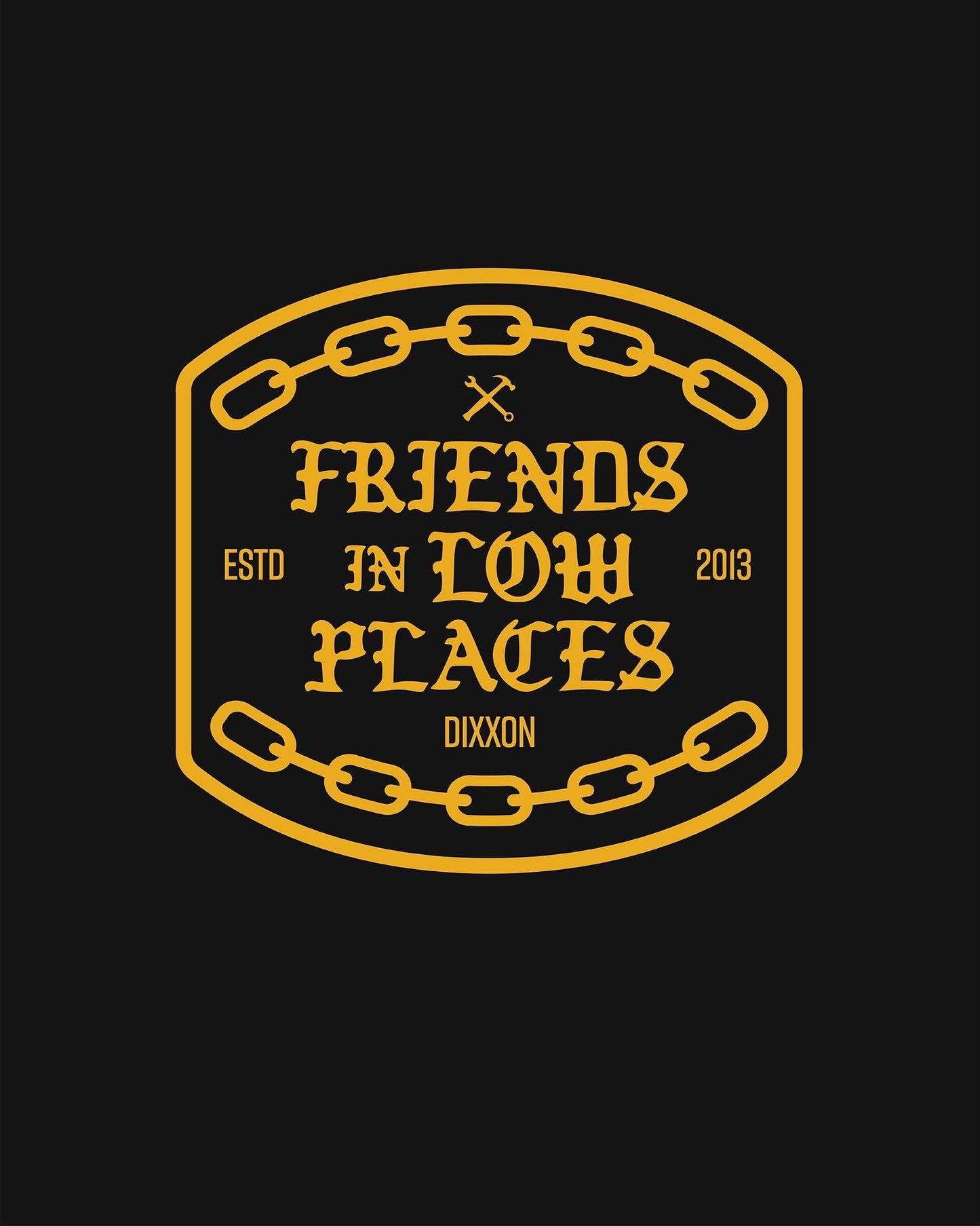 Friends in Low Places 6" Die Cut Sticker