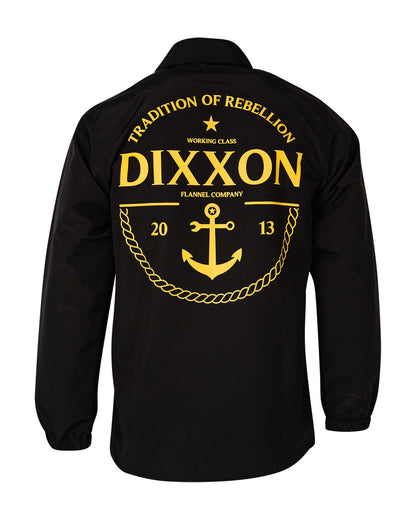 Gold Tradition of Rebellion Coaches Jacket - Black