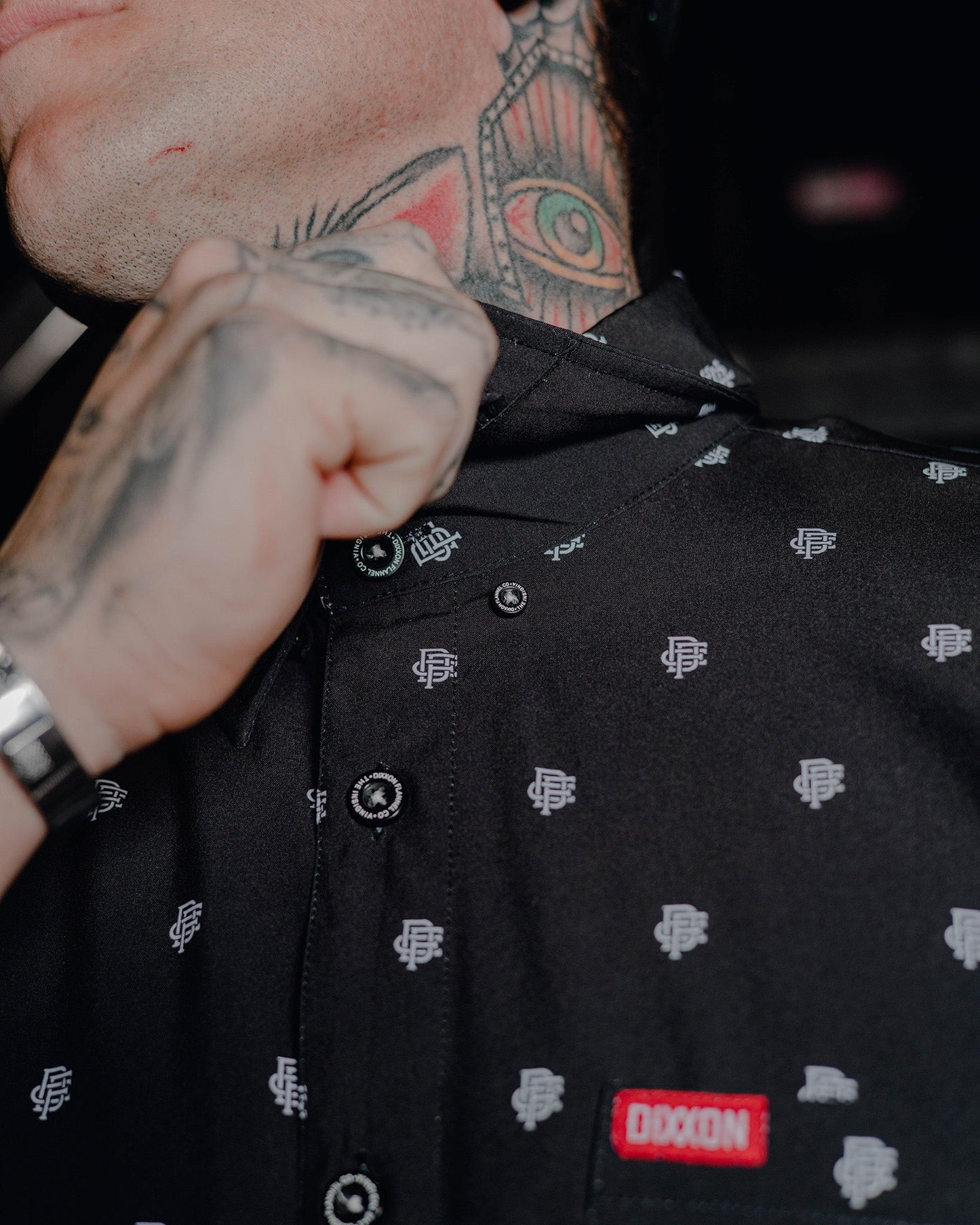 Insignia Party Shirt - Black & White