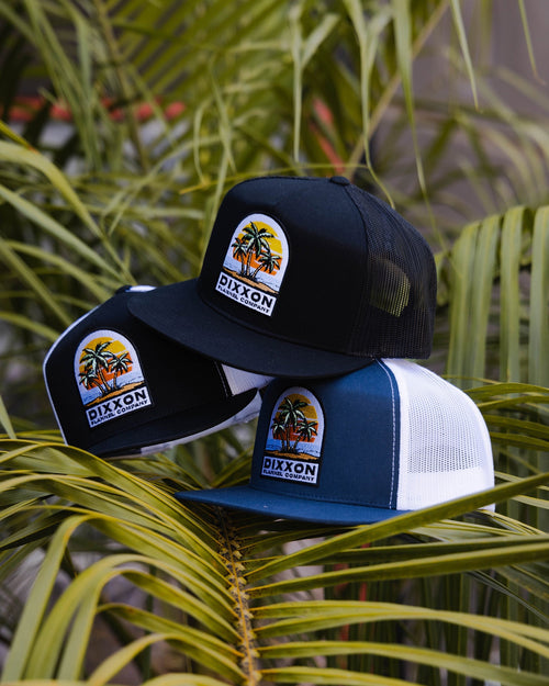 Island Flat Bill Trucker Snapback