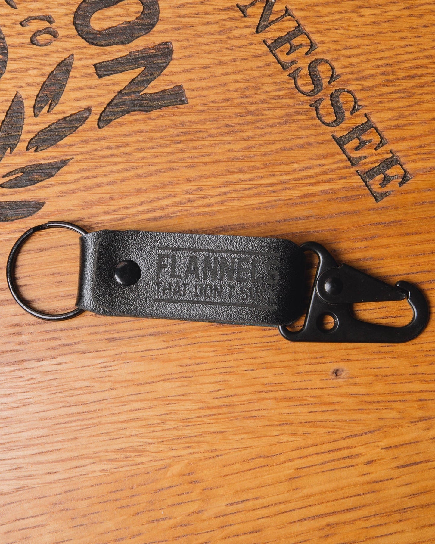Leather Keychain Clip