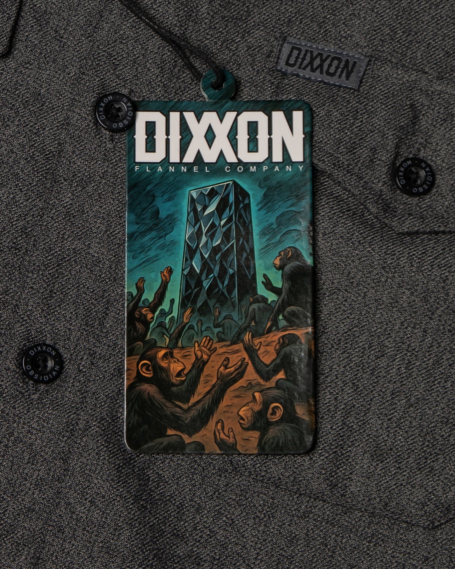 Obsidian Short Sleeve Flannel