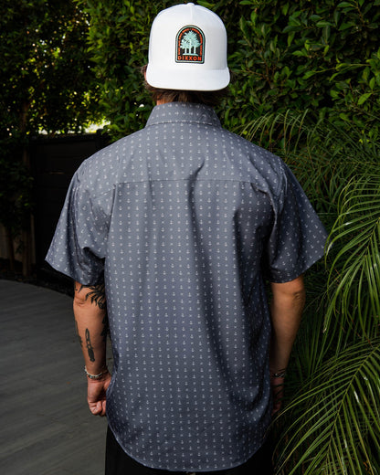 Salty Dog Party Shirt - Gray & White