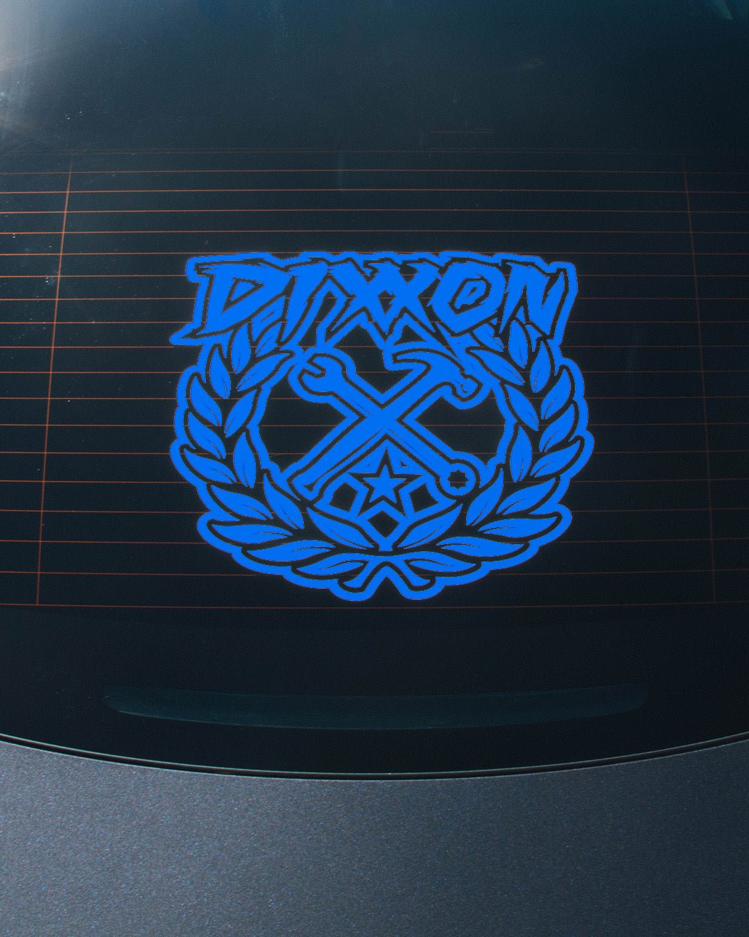 Party Crest Die Cut Sticker - 14"
