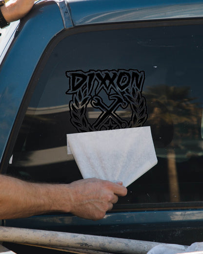 Party Crest Die Cut Sticker - 8"