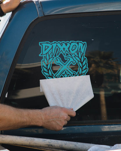 Party Crest Die Cut Sticker - 8"