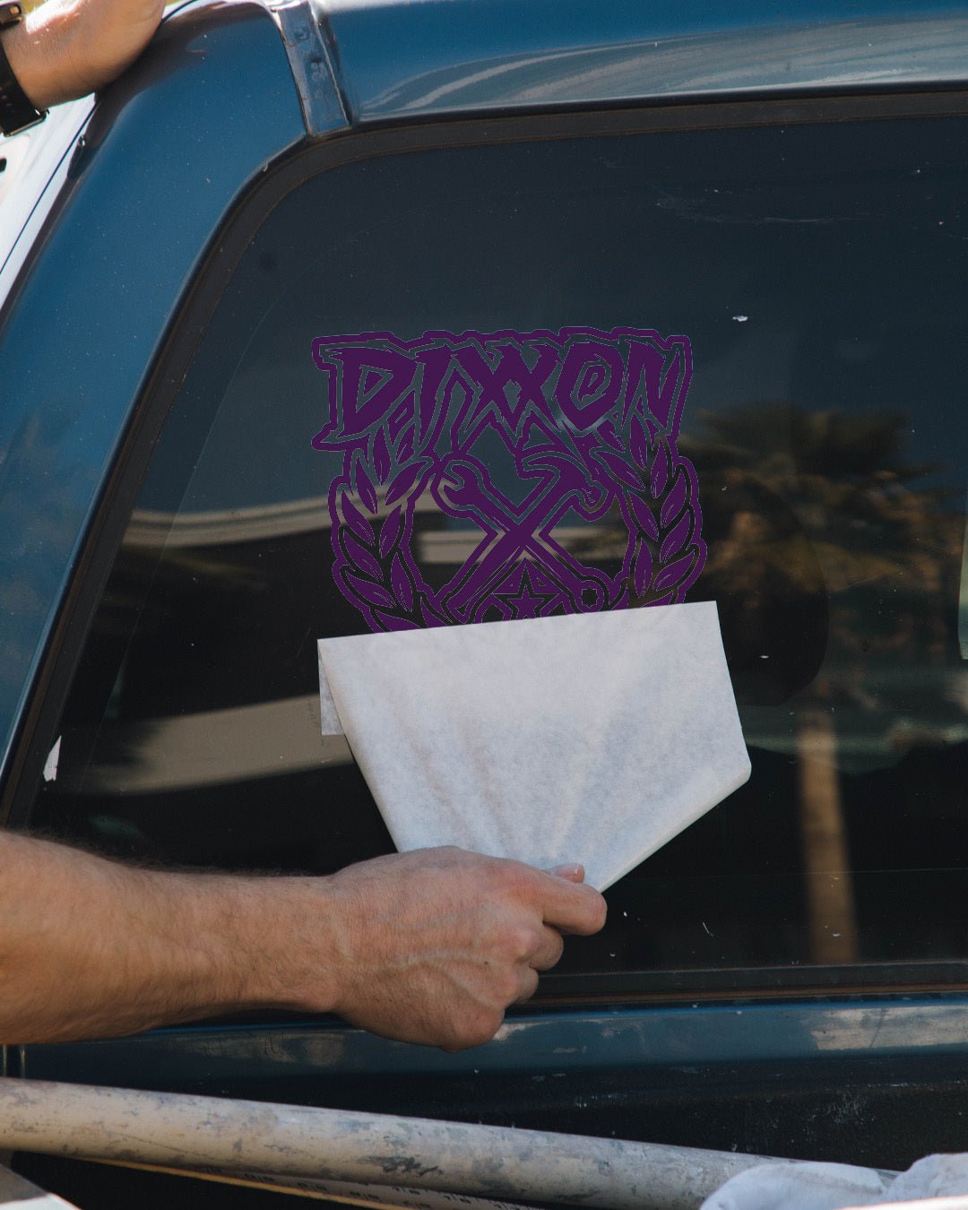 Party Crest Die Cut Sticker - 8"