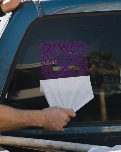 Party Crest Die Cut Sticker - 8"