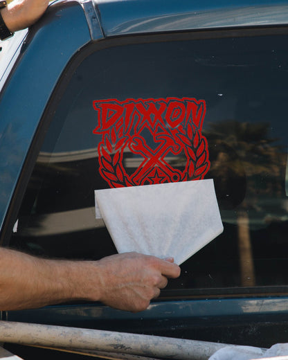 Party Crest Die Cut Sticker - 8"