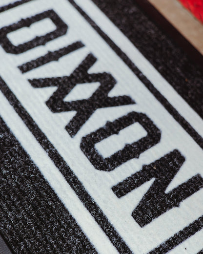 White Bar Indoor Mat - Black