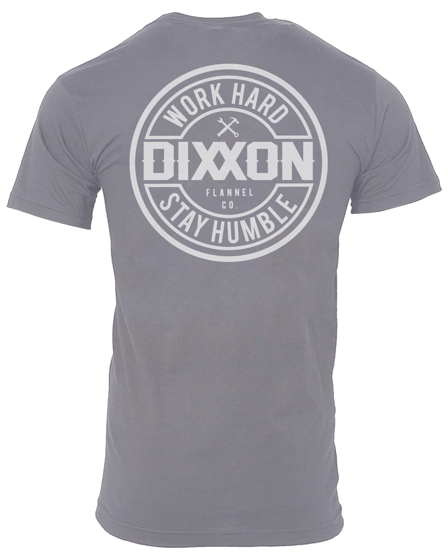 White Corpo T-Shirt - Charcoal