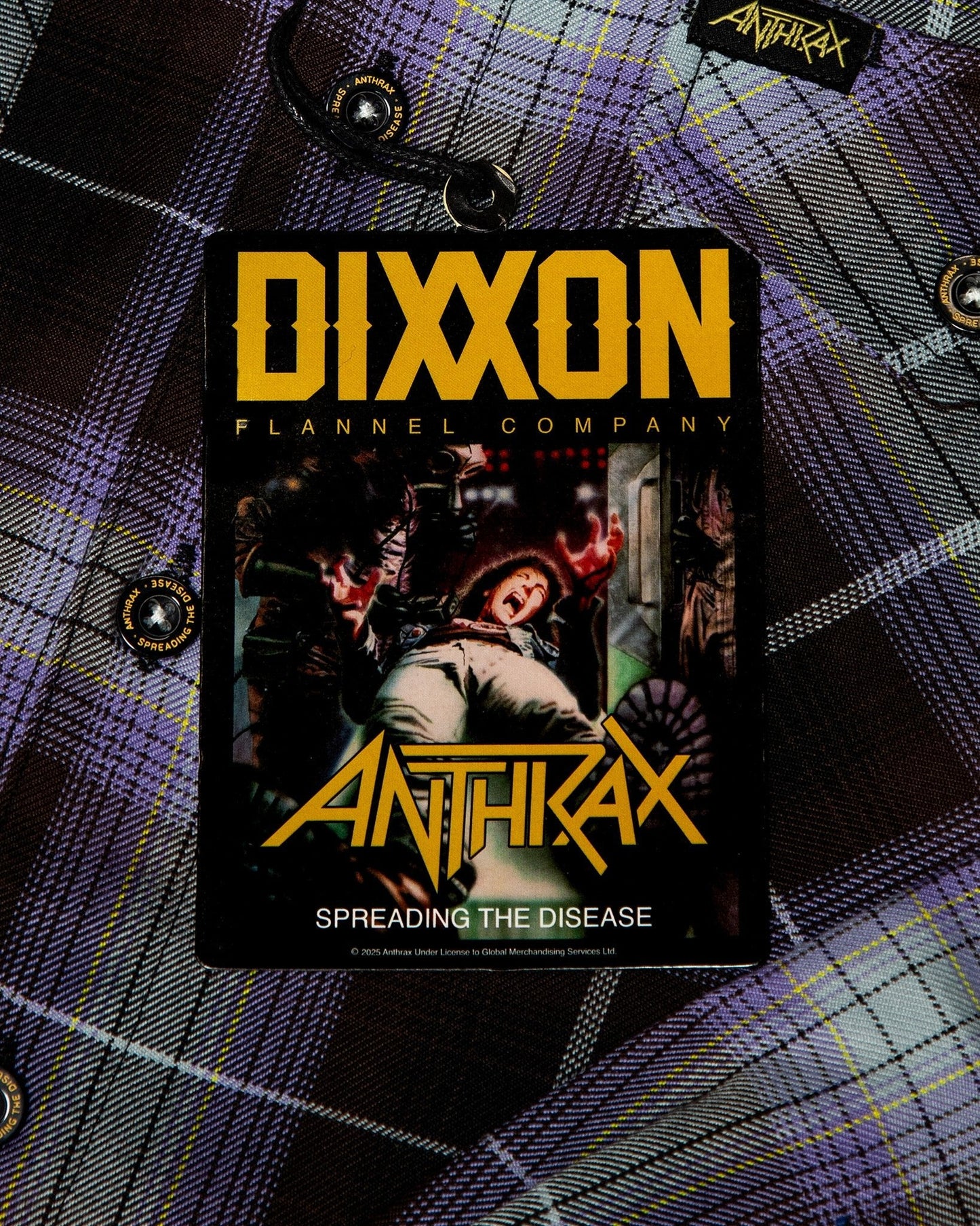 Women's Anthrax Spreading the Disease Flannel