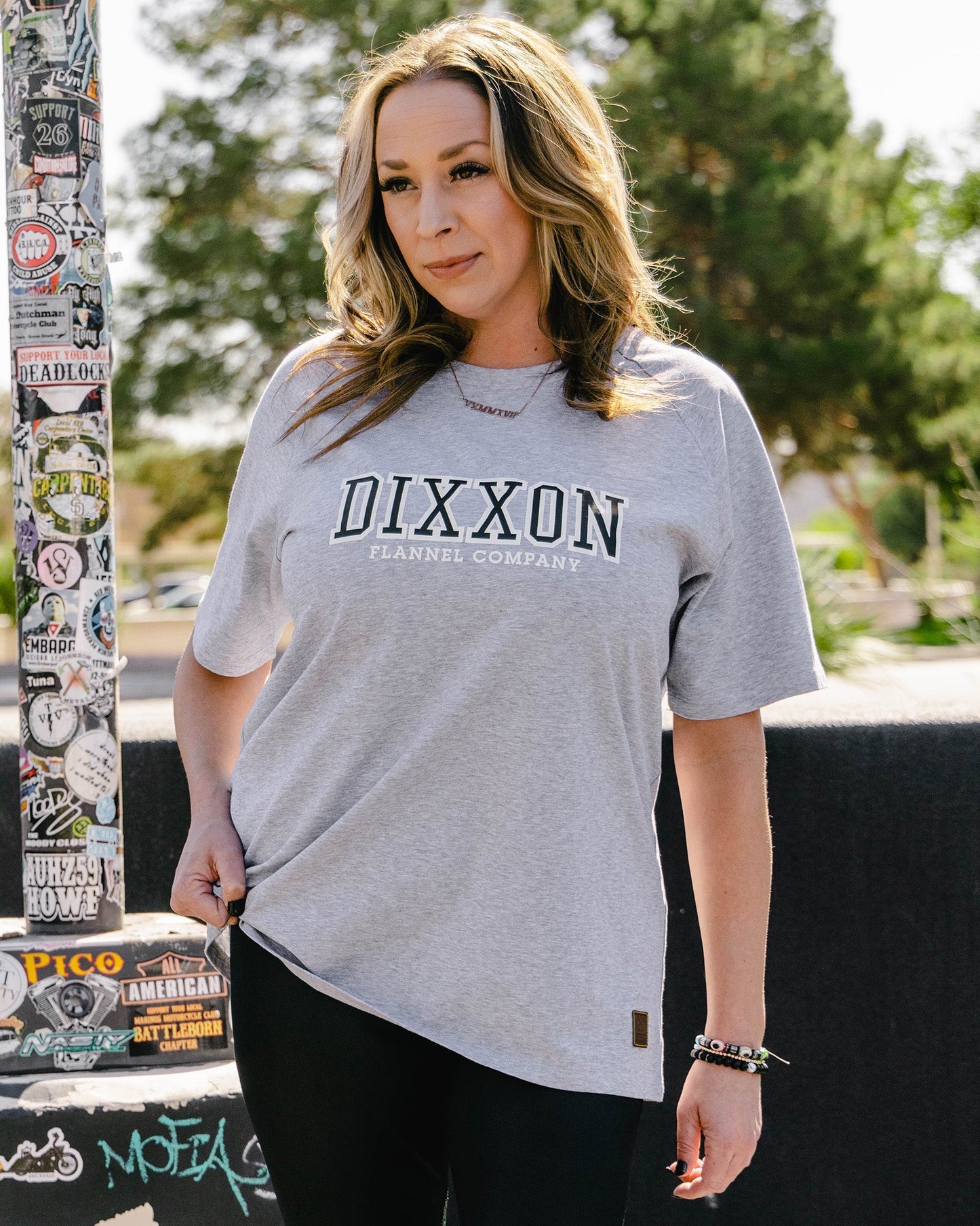 Women's DFCO Acid Wash T-Shirt - Gray
