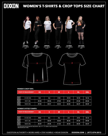 Women's Flowers Tee  - Black