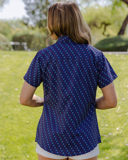 Women's RWB Party Hammers Party Shirt - Blue